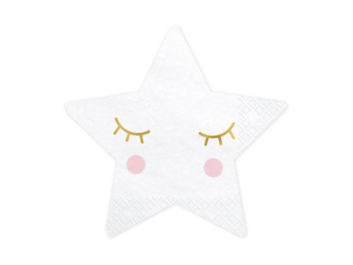 Picture of PAPER NAPKINS LITTLE STAR 16X16CM - 20 PACK